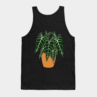 Alocasia Polly Illustration | Plant in a pot Tank Top